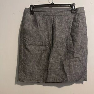 Ann Taylor Gray Pencil Skirt Knee-Length Work Style‎